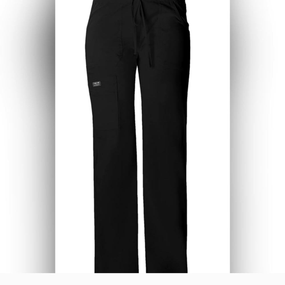 Cherokee Black Cargo Scrub Pants